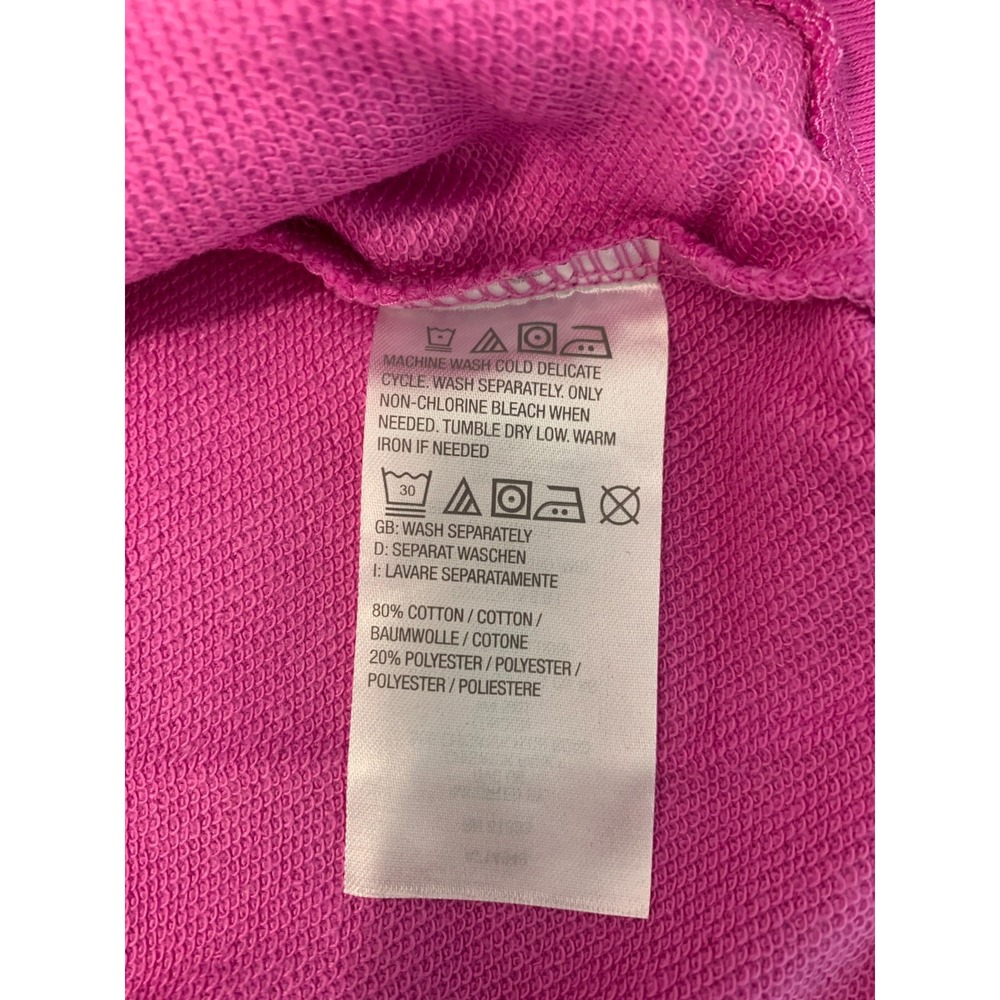 (L-303) AnyBody French Terry Crewneck Sweatshirt Wild Orchid XS Pink NWT QVC - Picture 8 of 10